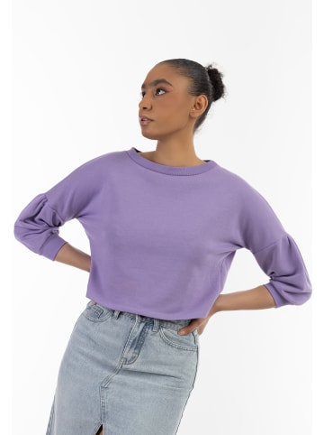 myMo Damen Sweatshirt in Flieder