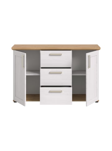 xonox.home Sideboard  (B/H/T: 129x80x40 cm) in Sibiu Lärche Nachbildung