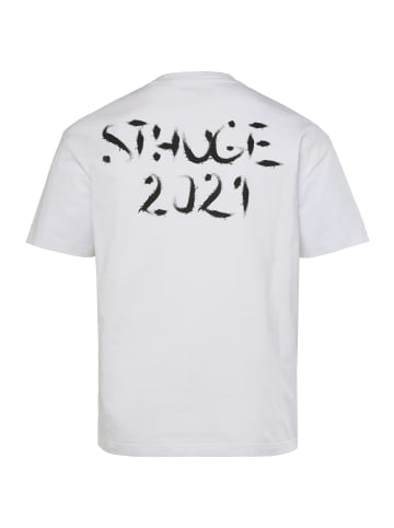 STHUGE Kurzarm T-Shirt in offwhite