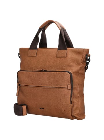 PICARD Casual - Shopper 15.6" 41 cm (schwarz) in cognac