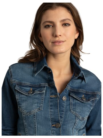 More & More Denimjacke in middle blue denim