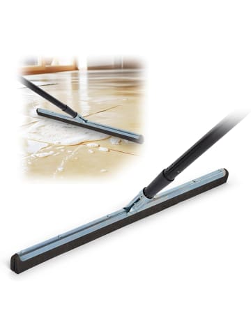 Novaliv Novaliv Wasserschieber Bodenabzieher 60cm mit Stiel 130 cm Duschabzieh in Silber