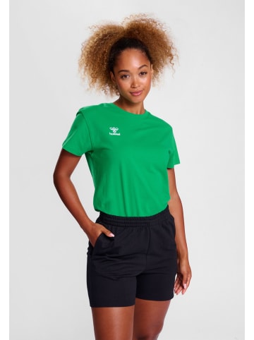 Hummel 2er-SET Sport T-Shirt Rundhals Regular fit mit Logo in Grün-2