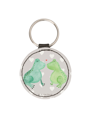 Mr. & Mrs. Panda Schlüsselanhänger Frosch Liebe ohne Spruch in Grau Pastell