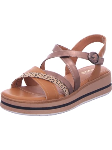 Jana Shoes Keilsandalette in braun