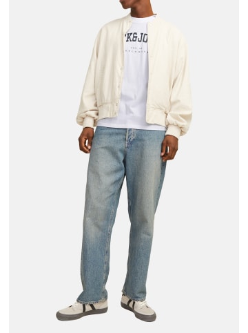 Jack & Jones T-Shirt Caleb Varsity in Weiß