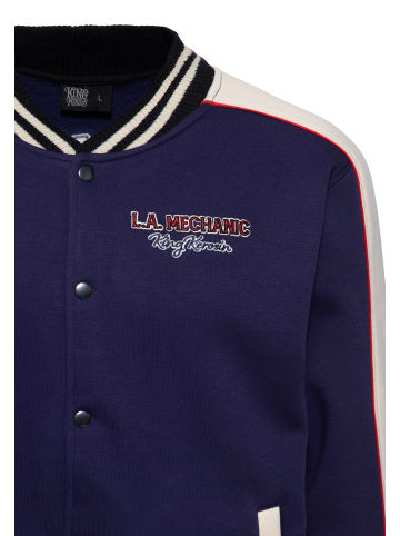 King Kerosin King Kerosin College Jacke L.A. Mechanic in dunkelblau