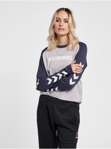 Hummel T-Shirt Raglanärmel Hmllegacy Lebensstil Erwachsene in GREY MELANGE