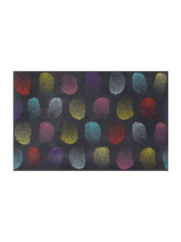 Kurzflor Teppich Lara Mat 55 in Multicolor Grau