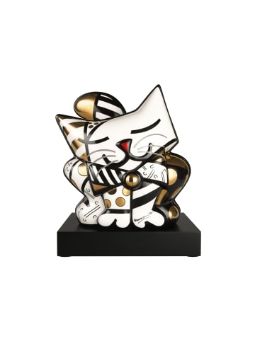 Goebel Figur " Romero Britto Golden Cat " in Bunt