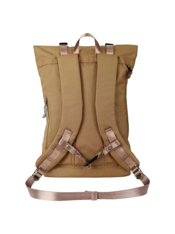 Doughnut Christopher Reborn 18 - Rolltop Rucksack 15" 45 cm (black x grapefruit) in camel