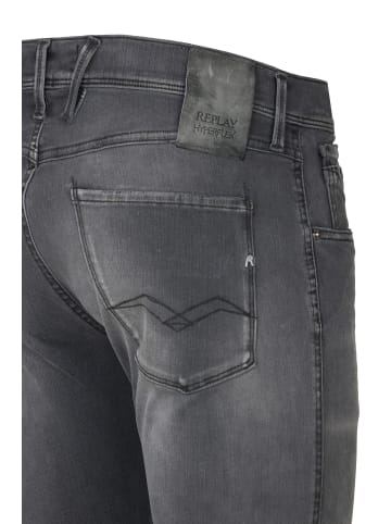 Replay Slim-fit-Jeans 11.5 Oz Hyperflex Black Stretch Denim in grau