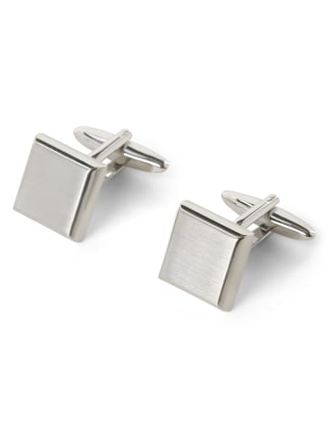 Andrew James Manschettenknopf in silber - 0001