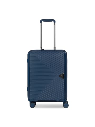 March15 Trading Gotthard Edition 4 Rollen Kabinentrolley 55 cm navy-blue metallic