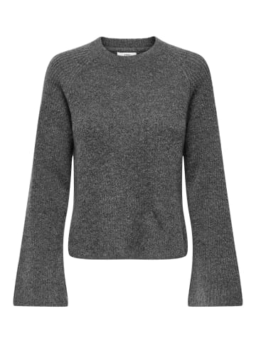 JDY Strickpullover in Dark Grey Melange
