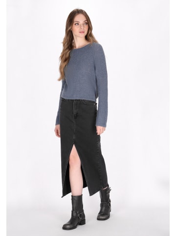 DreiMaster Vintage Women Pullover in grey blue