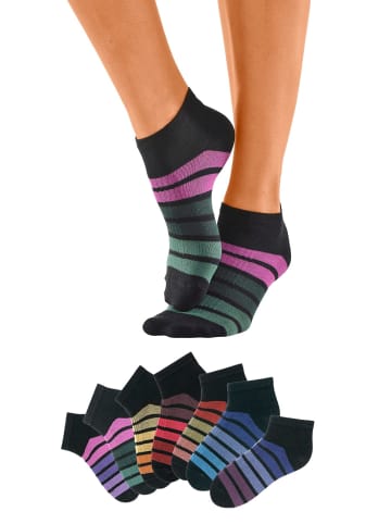 H.I.S Sneakersocken in schwarz