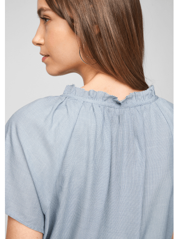 s.Oliver Bluse kurzarm in Blau