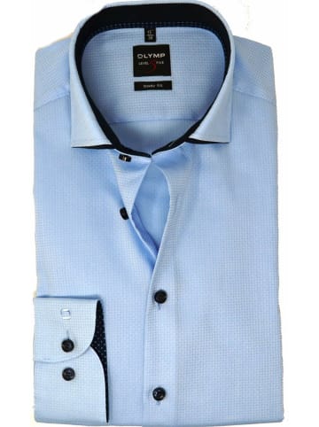 OLYMP  Langarm Business Hemd für Herren in blau