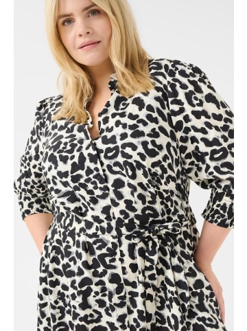 KAFFE curve Kleid KCamina Regular fit in Grey Leopard