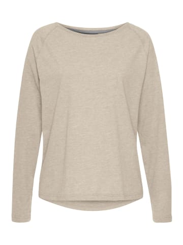 ELBSAND Longsleeve in creme meliert