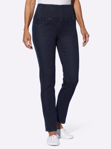 Sieh an! Schlupfjeans in dark blue