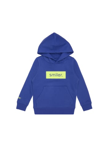 smiler. Kapuzensweatshirt mini-buddy. in BLAU