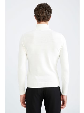 DeFacto Rollkragenpullover in Ecru