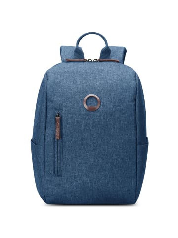 Delsey Maubert 2.0 Rucksack RFID 45,5 cm Laptopfach in blau