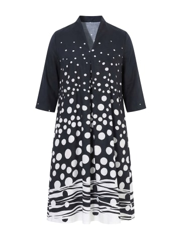 Ulla Popken Midikleid in schwarz