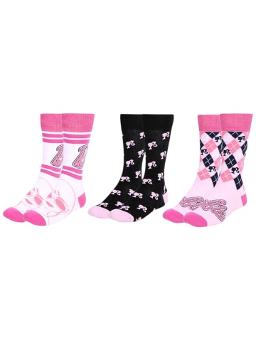 Cerda 3er - Pack Socken Barbie Geschenkset Gr.36-43 in Rosa