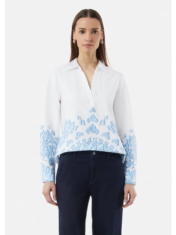 comma Bluse in 01E2_weiß