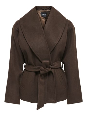 ONLY Jacke in Chocolate Brown