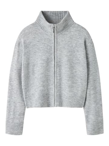name it Strickjacke in Light Grey Melange