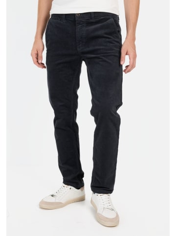 Camel Active Slim Fit Cord Chino in Dunkelblau