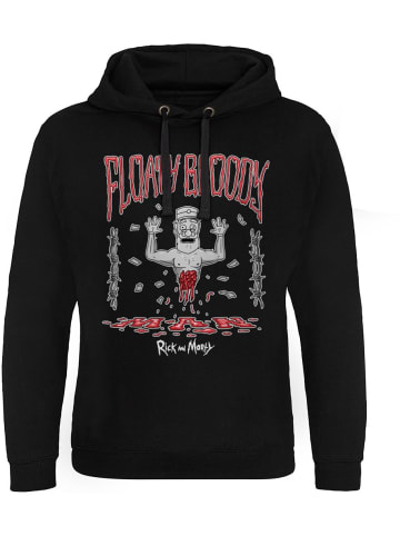 Rick and Morty Hoodie in Schwarz