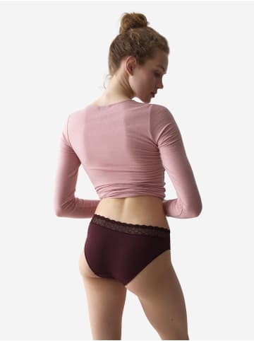 Triumph Tai-Slip Red Label Feel of Modal in CLARET