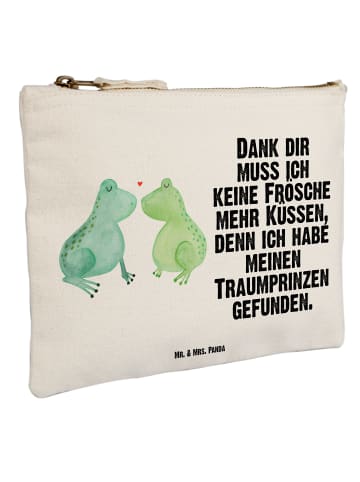 Mr. & Mrs. Panda Aufbewahrungsbeutel Frosch Liebe mit Spruch in Weiß