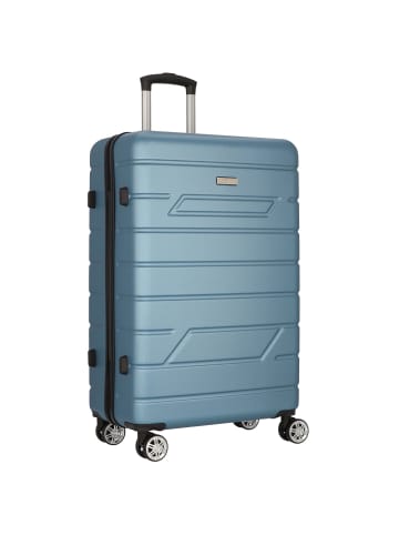 Nowi Bergamo 4 Rollen Trolley 75 cm türkis