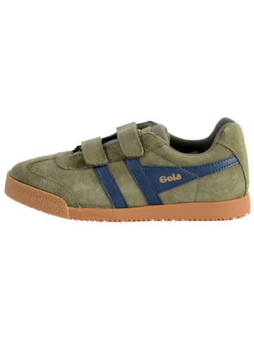 Gola Harrier-Turnschuhe für Kinder mit Klettverschluss Grün