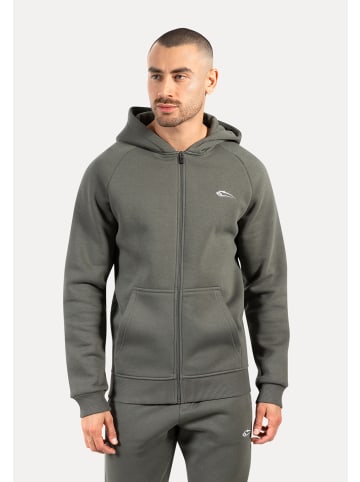 SMILODOX Zip Hoodie Yasin in Grau