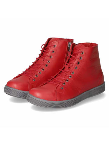 Andrea Conti Schnürstiefel in rot