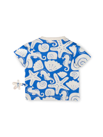 Sigikid T-Shirt Sea You in Blau/Weiß