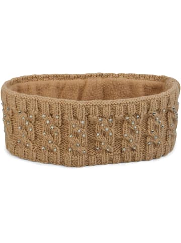 styleBREAKER Strick Stirnband in Beige