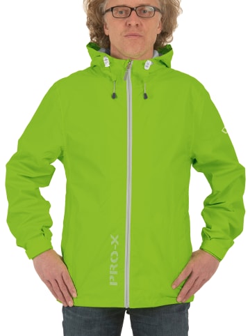 PRO-X elements Regenjacke "FLASH" in NeongrÃ¼n