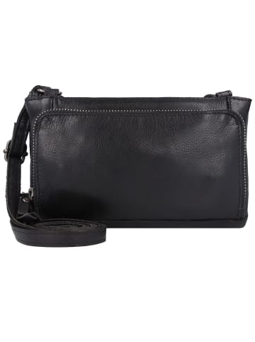 Greenburry Soft Umhängetasche Leder 20 cm in black