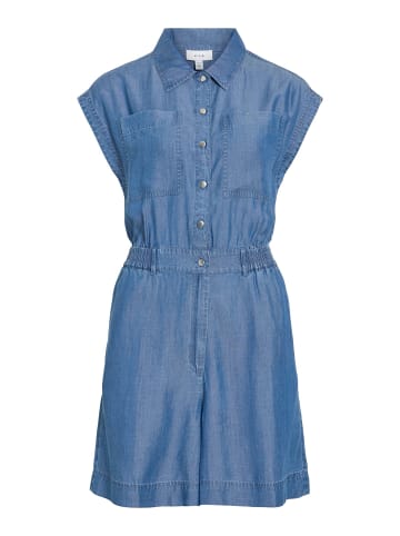 Vila Playsuit in Medium Blue Denim