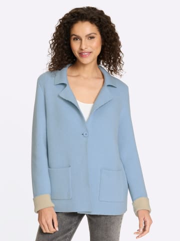 Heine Strickblazer in eisblau