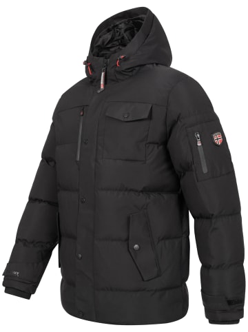 Geo Norway Winterjacke in Schwarz