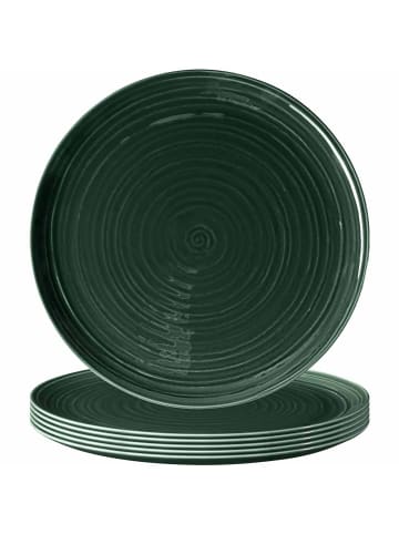 Seltmann Weiden 6er Set Pizzateller Terra ø 31,5 cm in Moosgrün